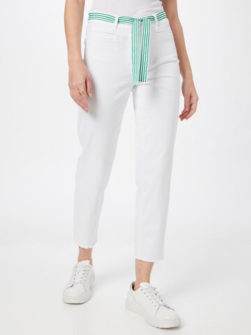 GERRY WEBER Slimfit Jeans in Wit: voorkant