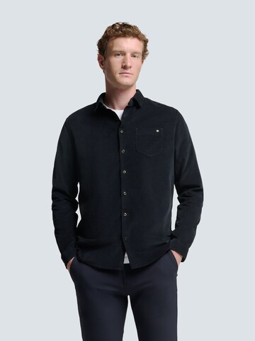 No Excess Regular fit Button Up Shirt in Blue: front