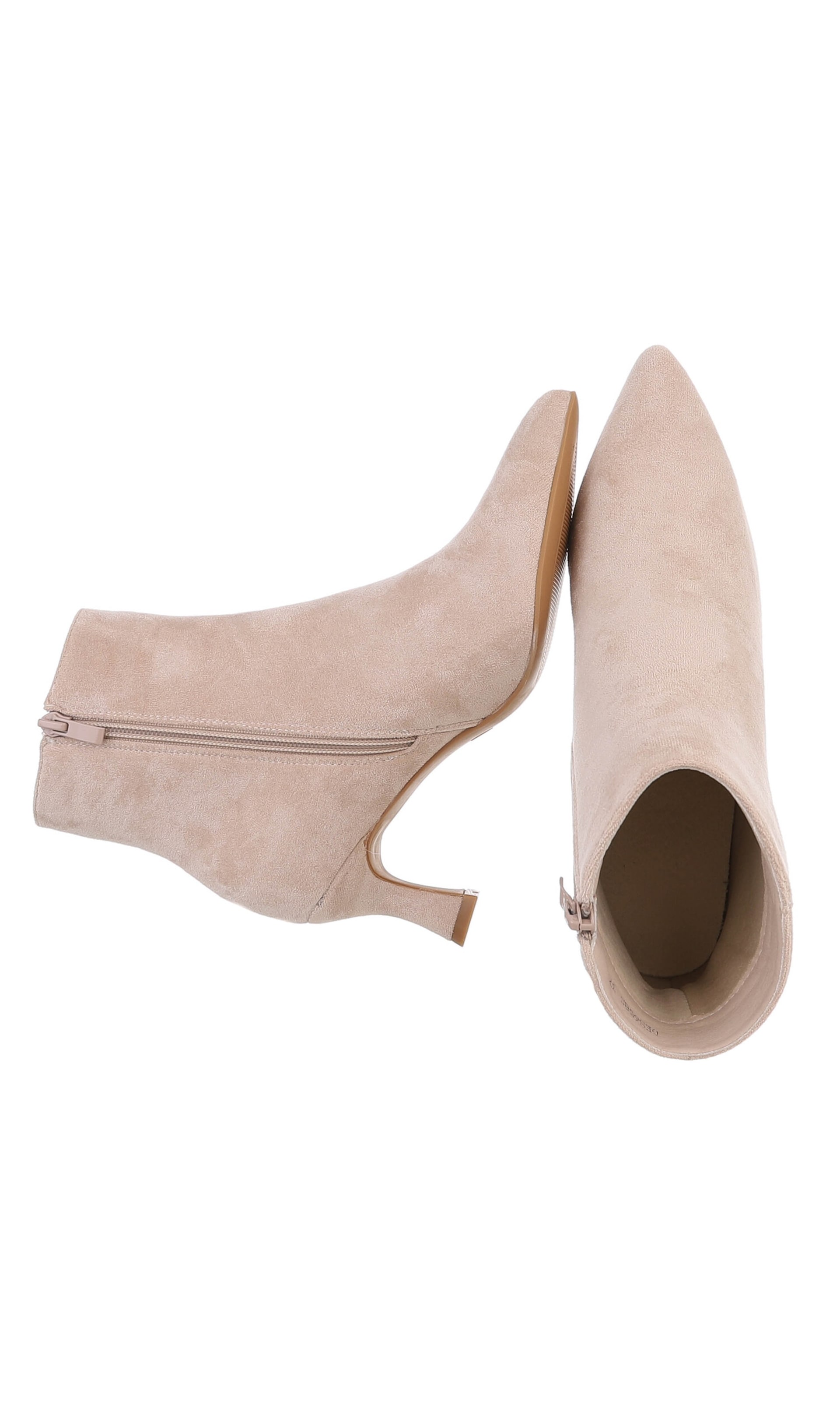 Ital-Design Stiefelette in Beige