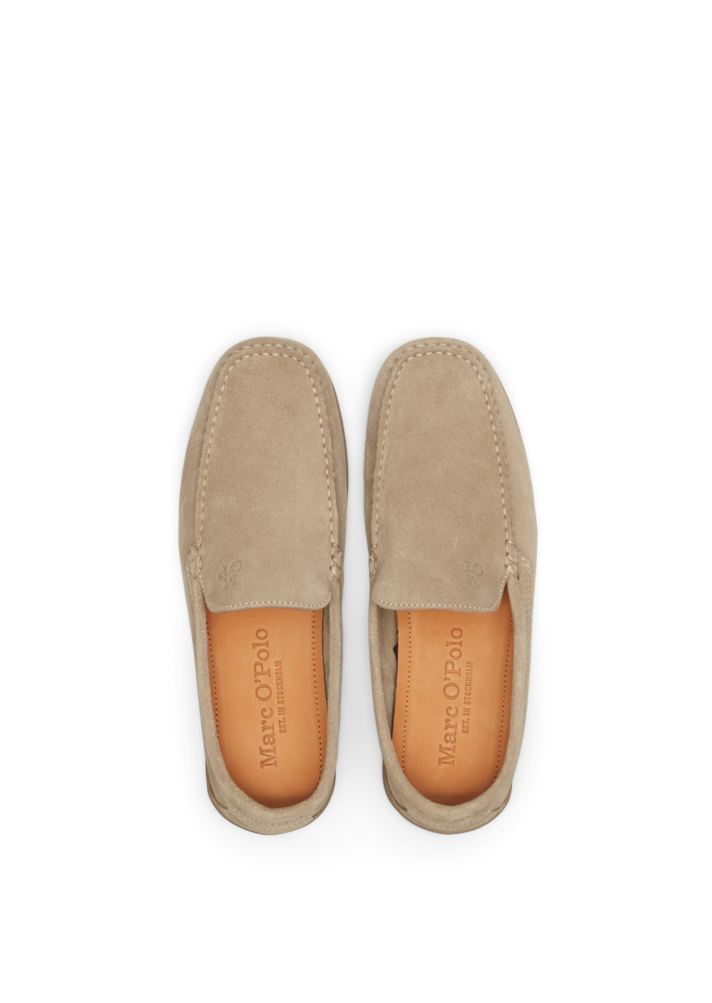 Marc O'Polo Μοκασίνι σε καφέ