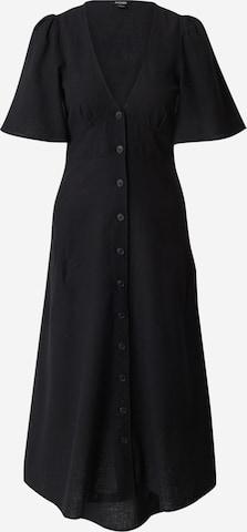 Monki Košeľové šaty - Čierna: predná strana