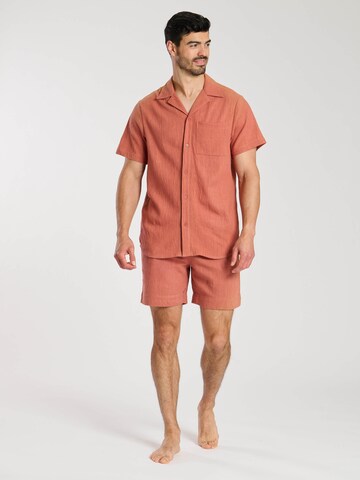 South Beach Regular Fit Hemd in Orange