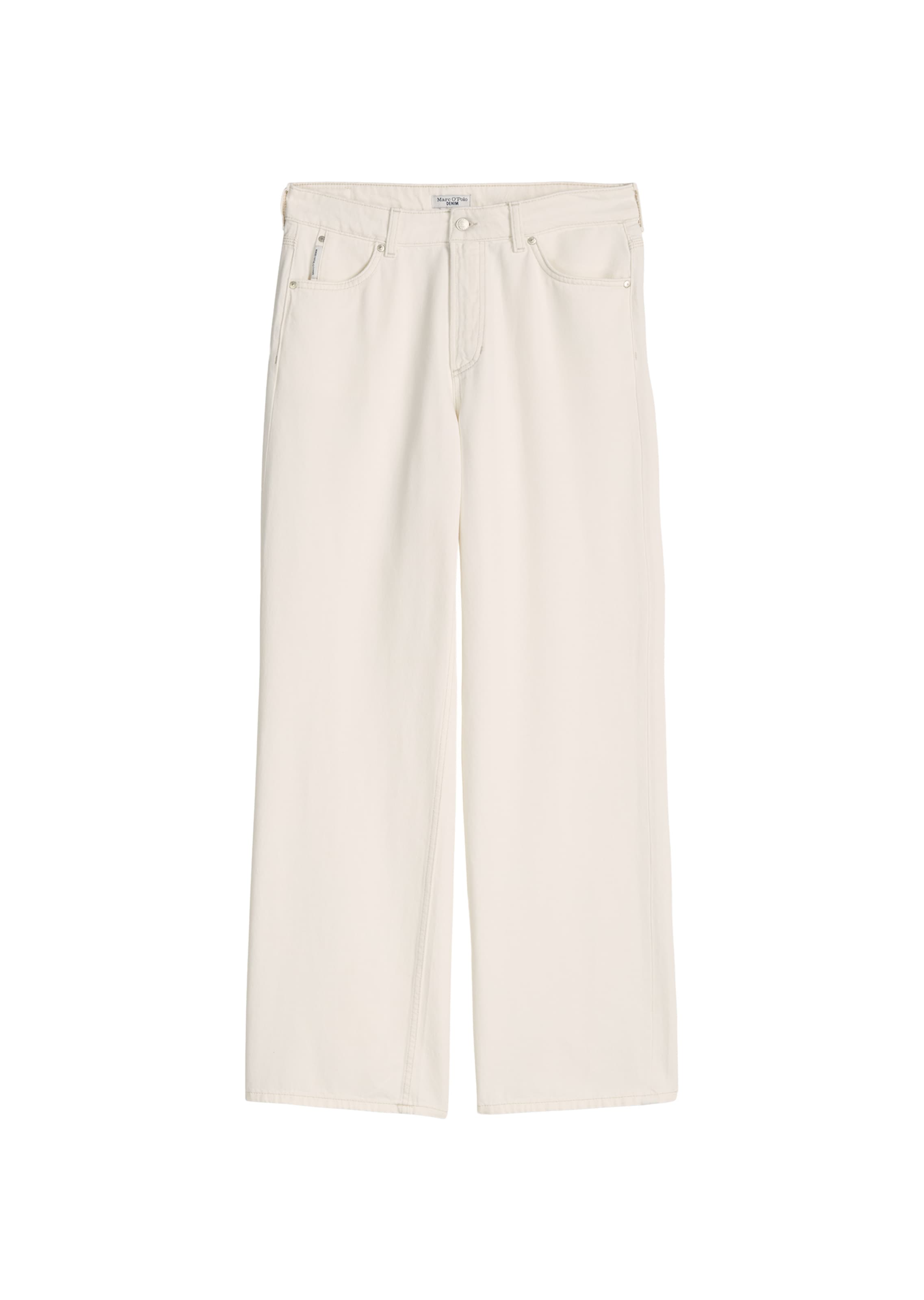 Marc O'Polo DENIM Loosefit Jeans in Wit: voorkant