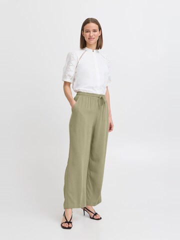 b.young Loose fit Trousers 'BYFilinen' in Green