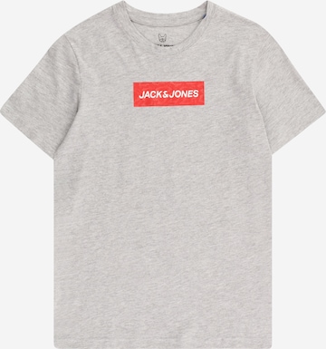Jack & Jones Junior Shirt 'Navigator' in Grijs: voorkant