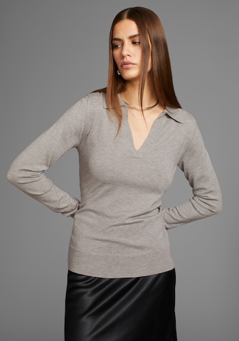 HECHTER PARIS Pullover in Grau