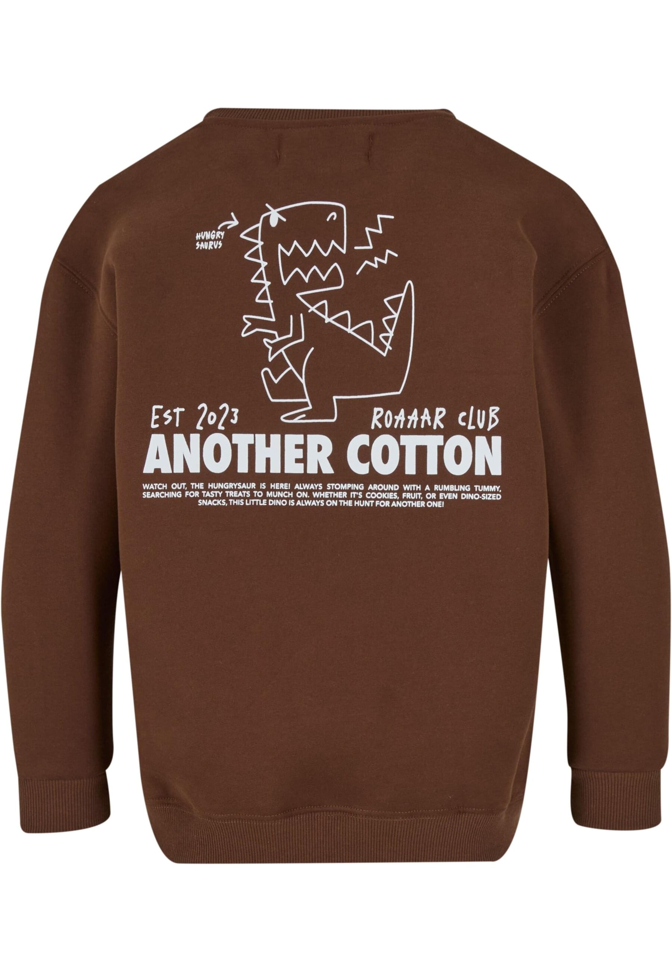Another Cotton Lab Bluza 'Roaaar Club' w kolorze brązowy