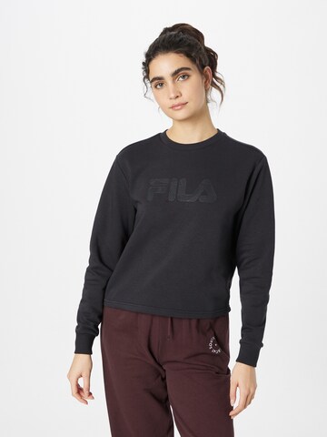 Sweat de sport 'BEVAIX' FILA en noir : devant