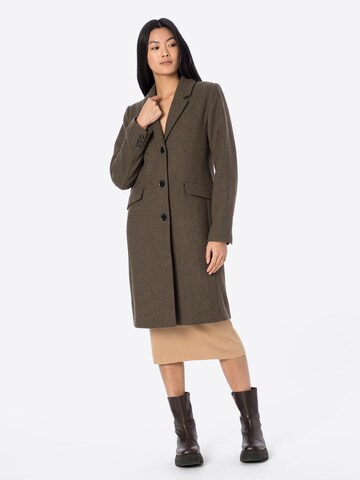 modström Between-Seasons Coat 'Pamela' in Brown: front