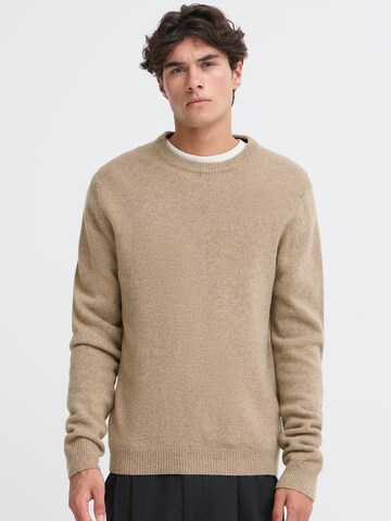 Casual Friday Sweater 'CF Karl' in Beige: front
