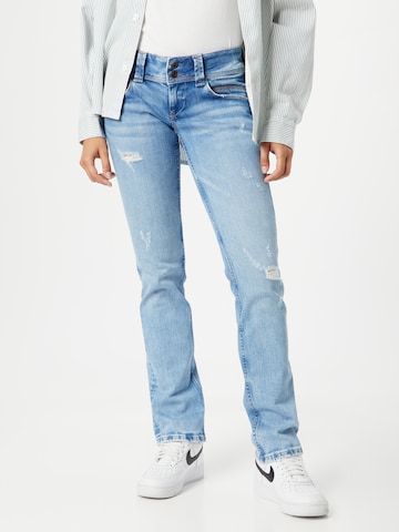 Coupe slim Jean 'VENUS' Pepe Jeans en bleu : devant