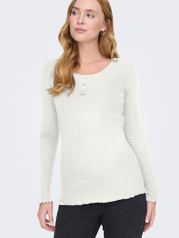 Only Maternity Shirt 'OLMVista' in Brown