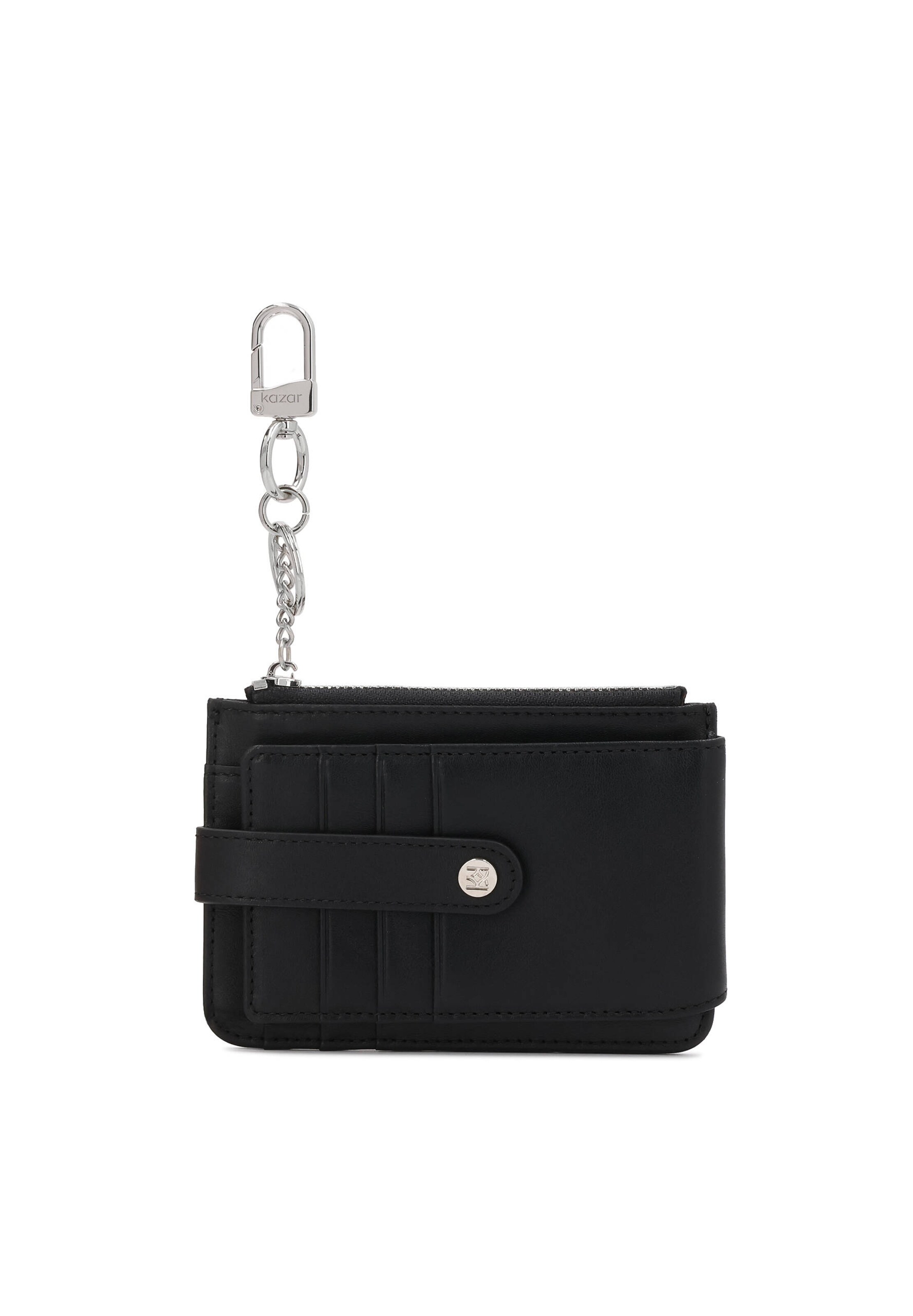 Kazar Wallet in Black: front