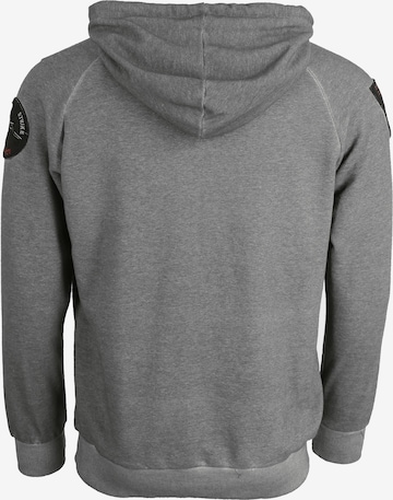 TOP GUN Sweatshirt 'TG20201132' in Grey