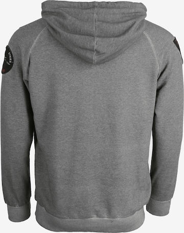 TOP GUN Sweatshirt  'TG20201132' in Grau