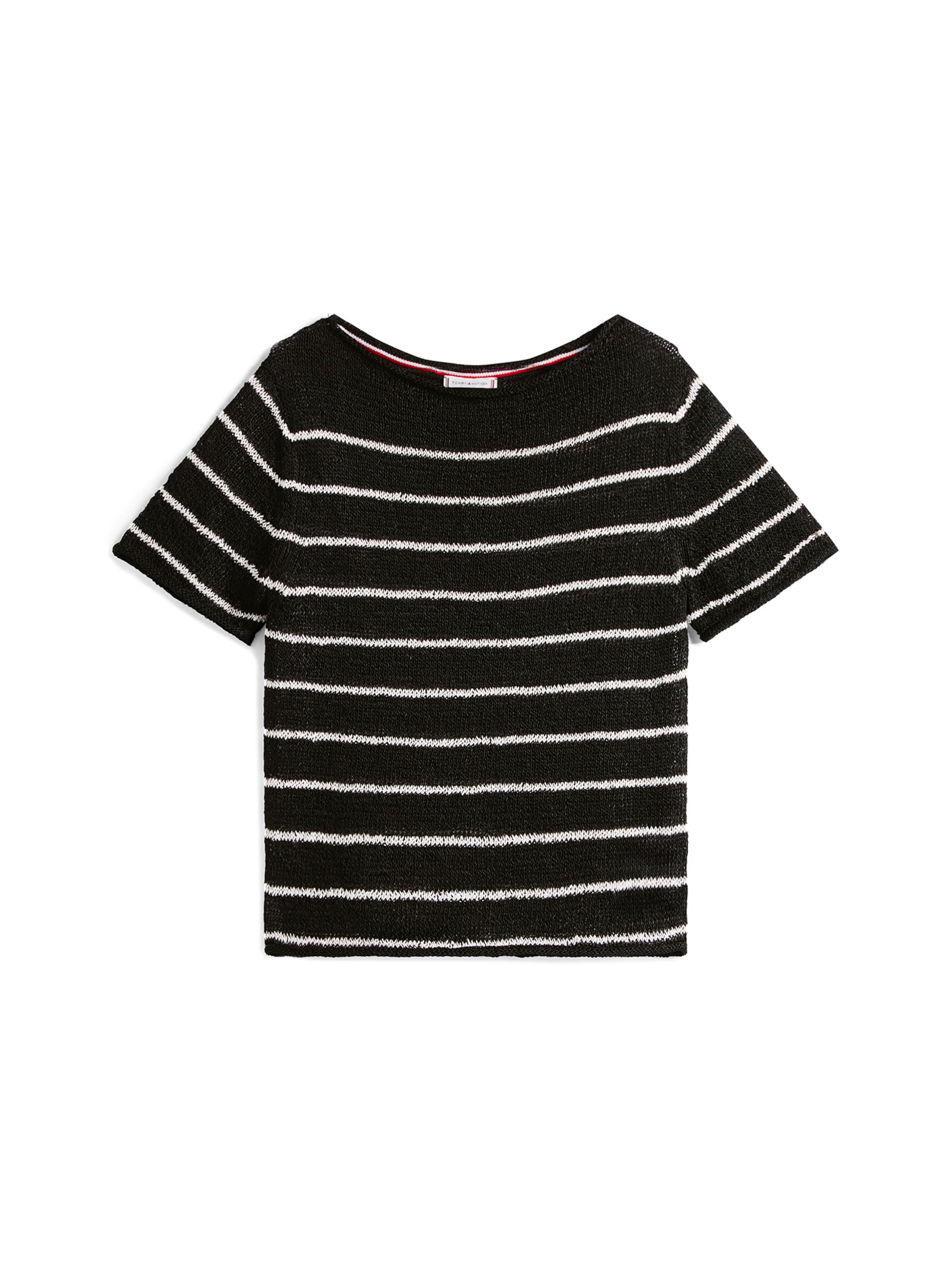 Pulover de la TOMMY HILFIGER pe negru: față