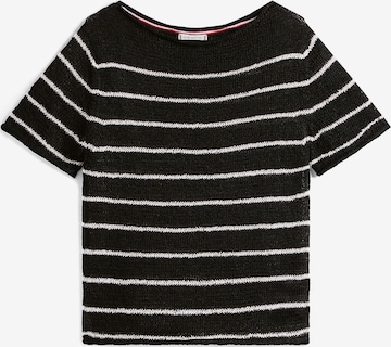 TOMMY HILFIGER Sweter w kolorze czarny: przód