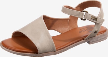 MUSTANG Strap Sandals in Beige: front
