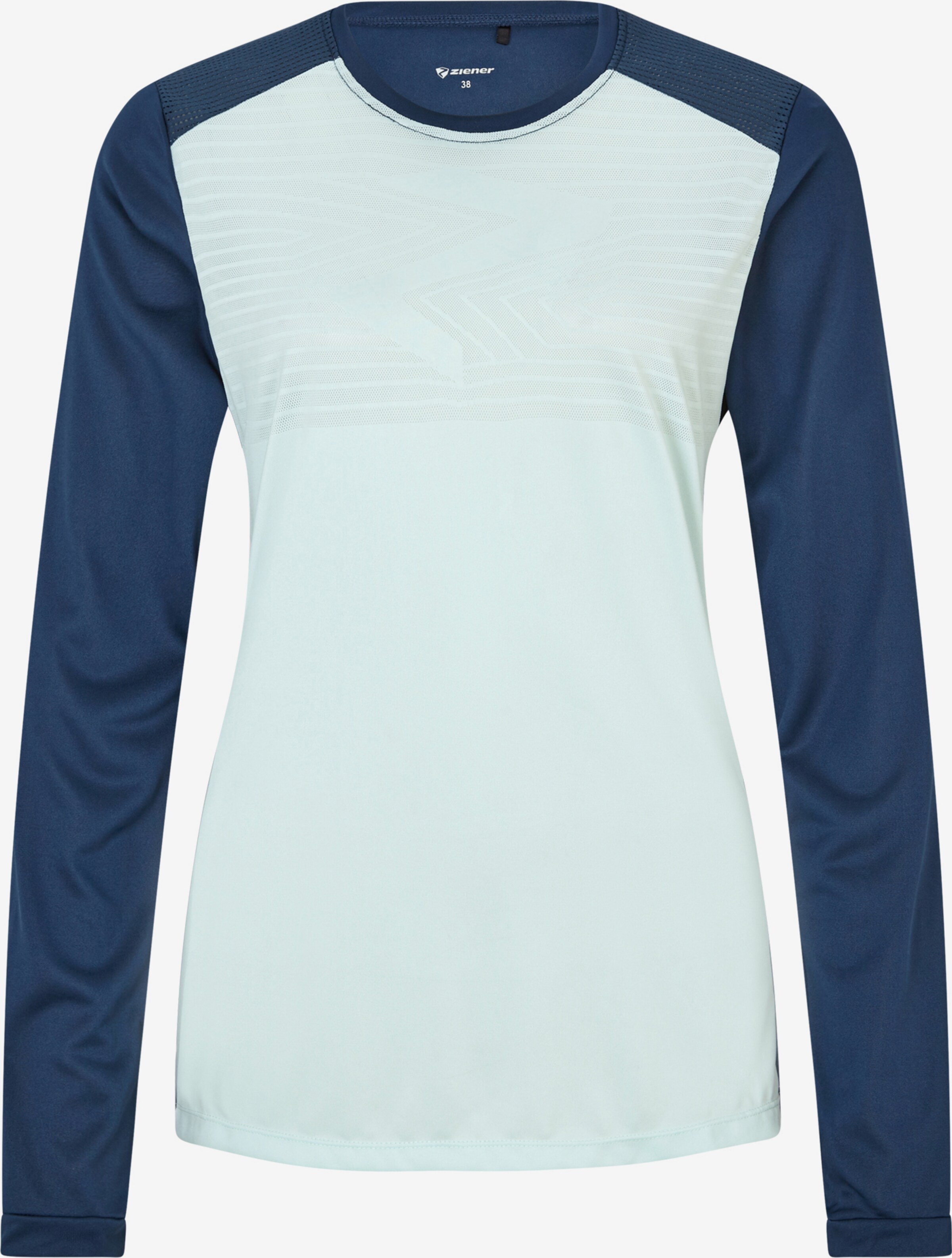 ZIENER Langarmshirt 'NABRINA' in Blau, Hellblau | ABOUT YOU