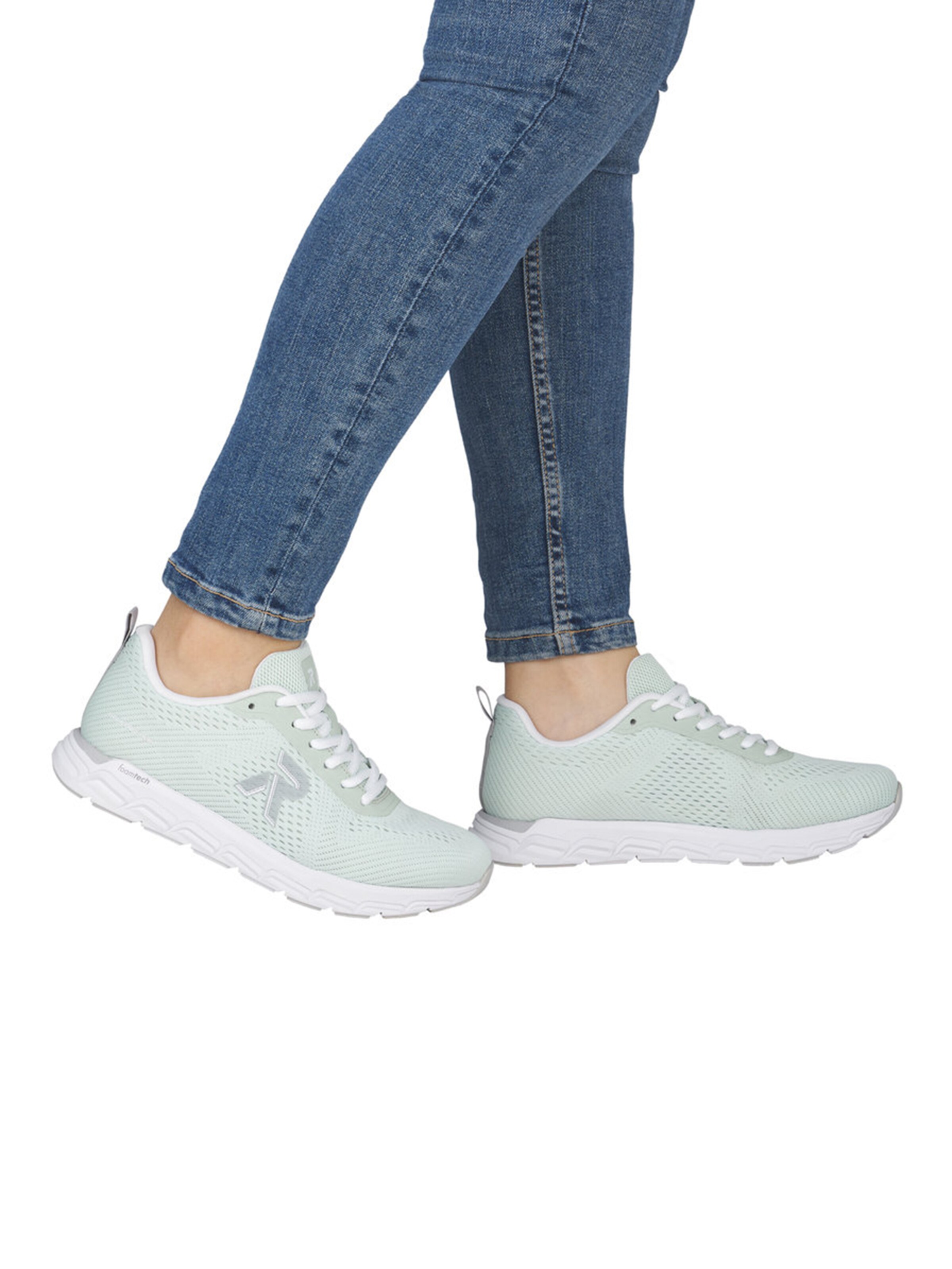 Rieker Trampki niskie w kolorze zielony