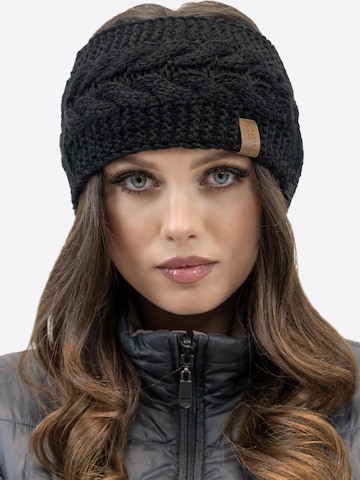 Vivisence Headband '7094' in Black: front