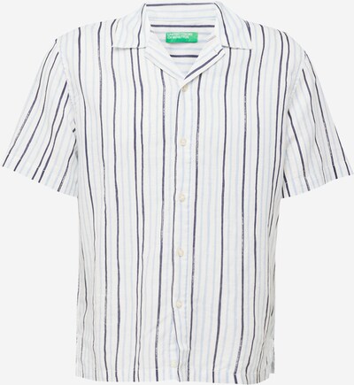 Marškiniai iš UNITED COLORS OF BENETTON, spalva – tamsiai mėlyna / šviesiai mėlyna / balta, Prekių apžvalga