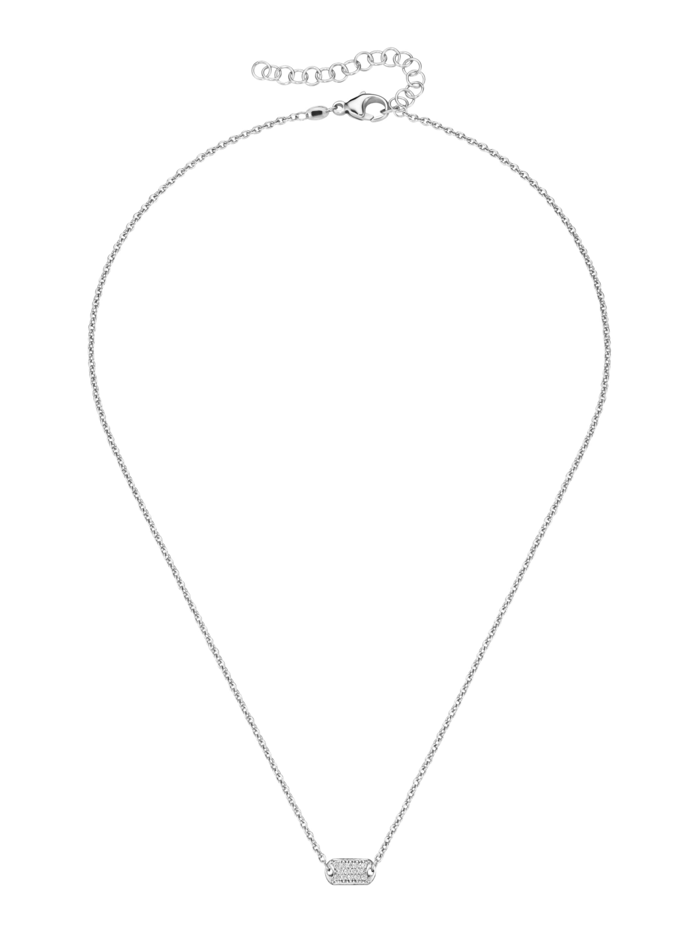 Collana di Smart Jewel in argento: frontale