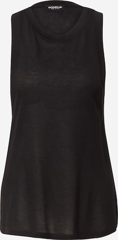 Top di Dondup in nero: frontale