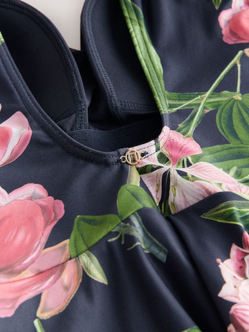 Next Minimiser Swimsuit dress in Blue