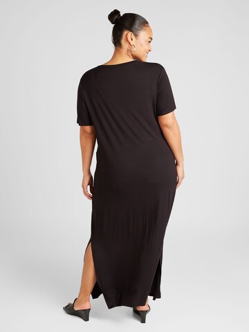 PIECES Curve فستان 'SOFIA' بلون أسود