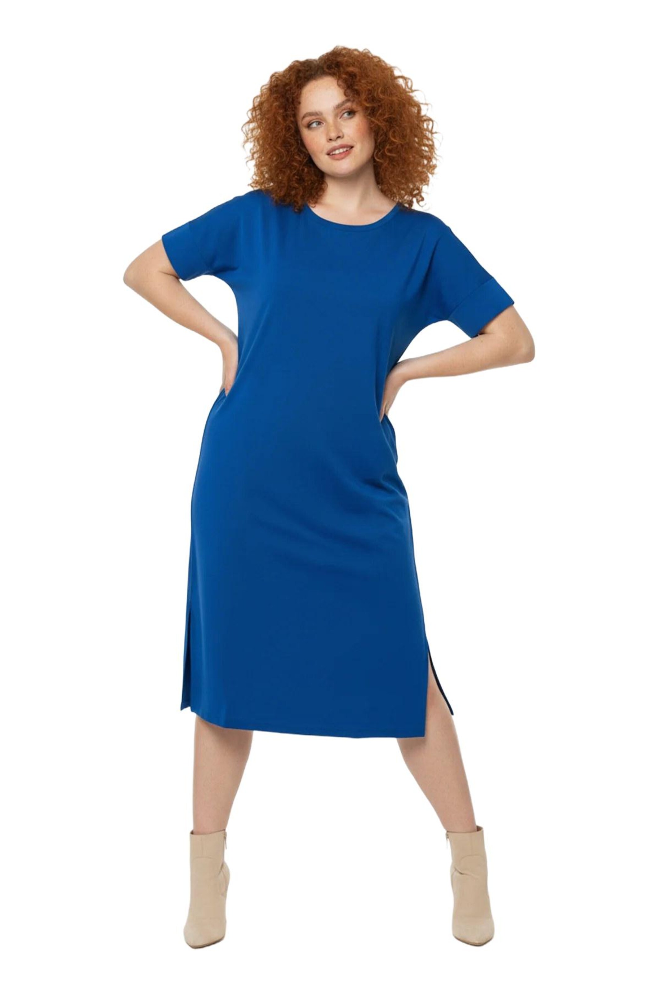 Shape Of You Kleid in Blau