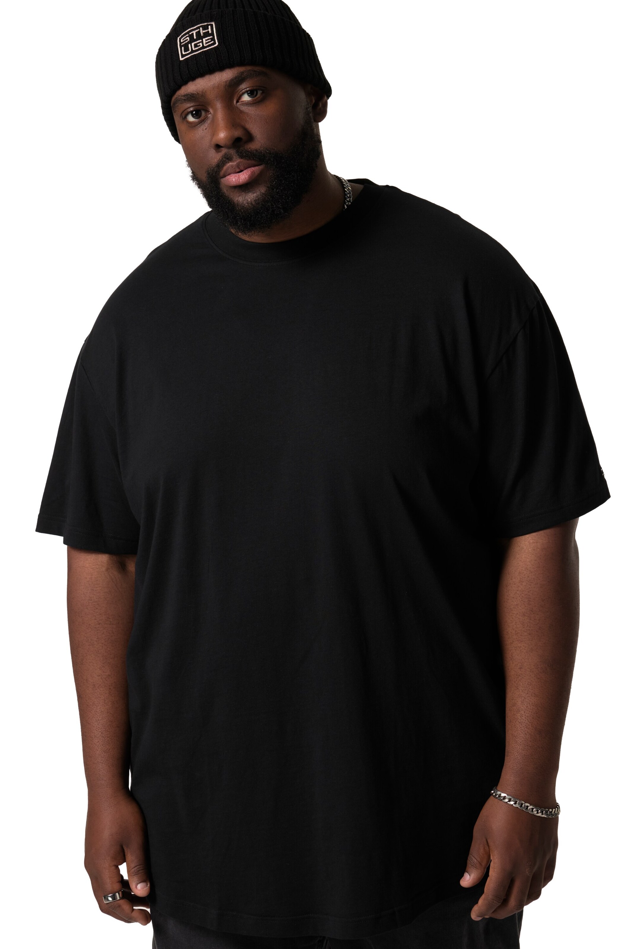 STHUGE Shirt in Black: front