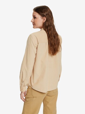 ESPRIT Bluse in Beige