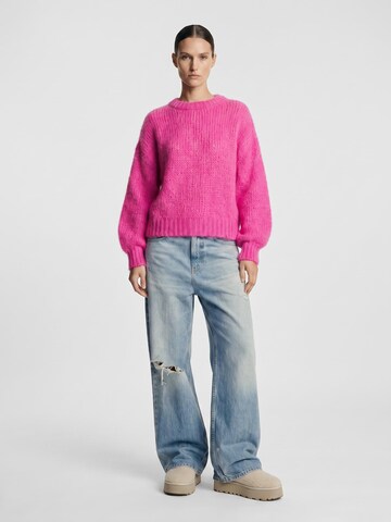 americandreams Oversized Sweater 'Leonnie' in Pink