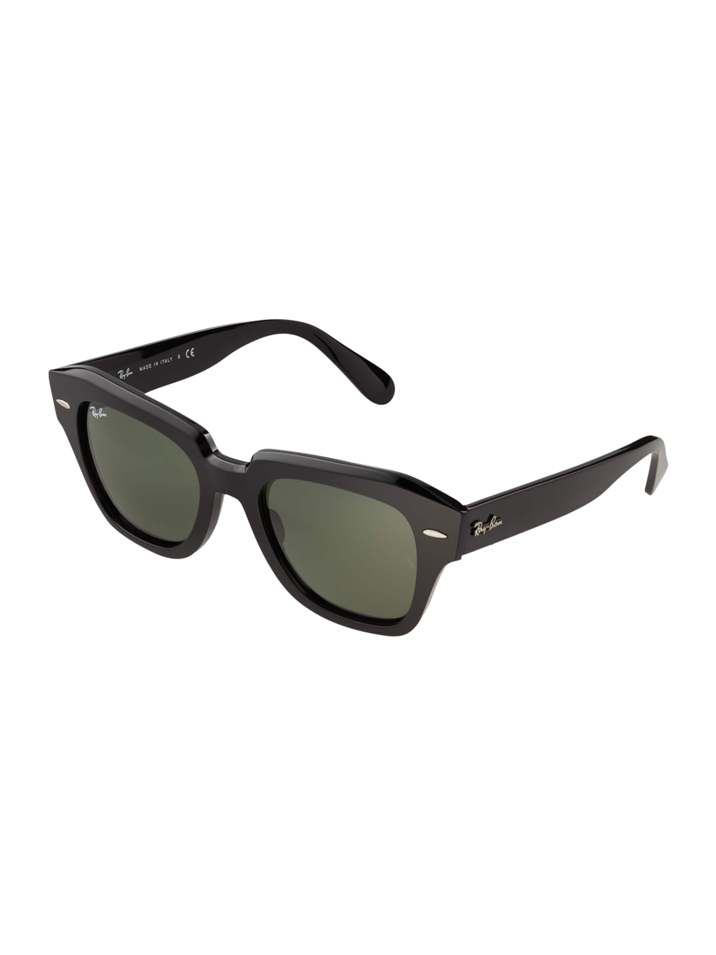 Lunettes de soleil Ray-Ban en noir : devant