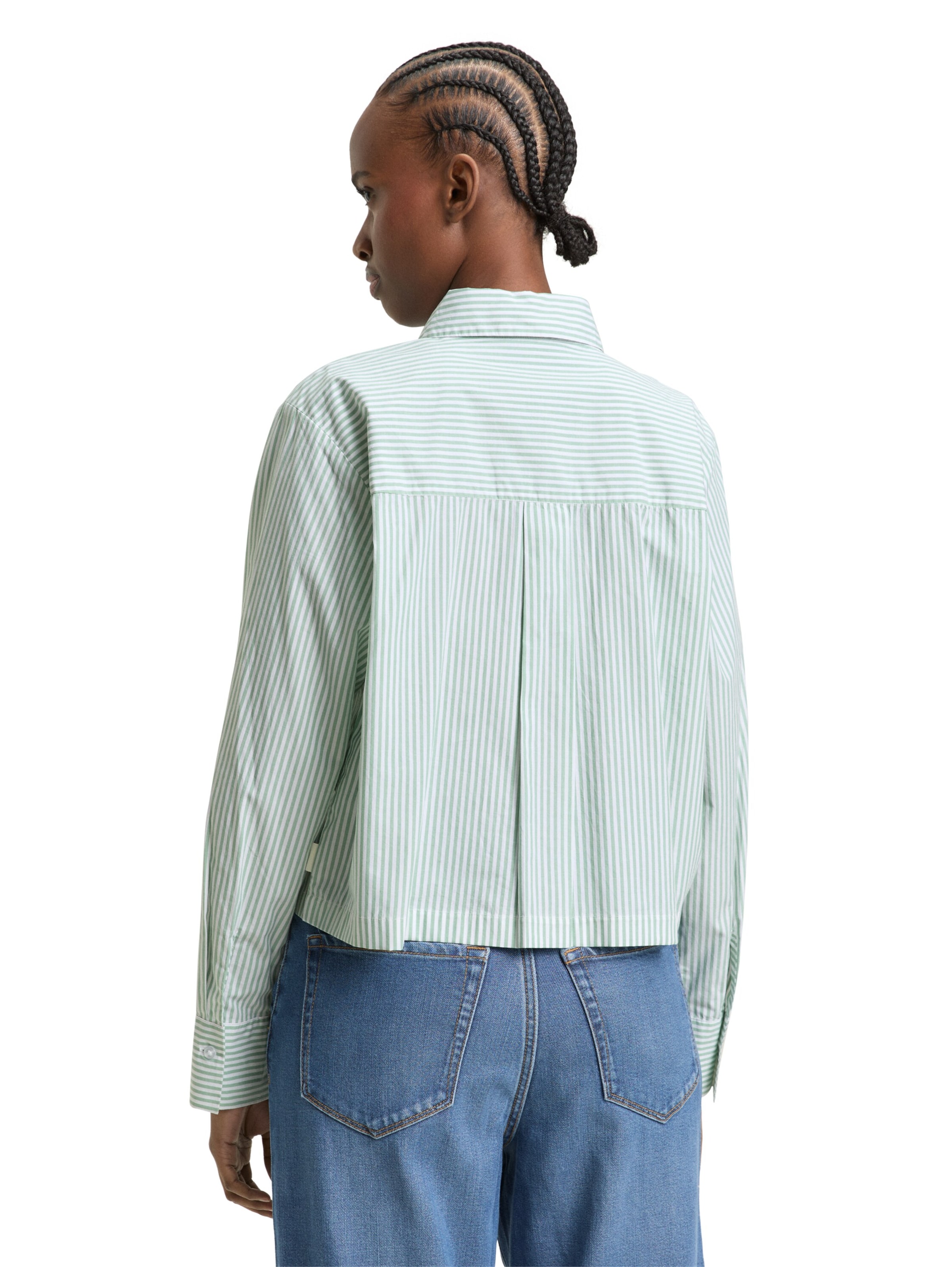 TOM TAILOR DENIM Blouse in Green