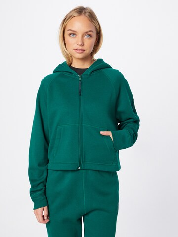 TOMMY HILFIGER Sweat jacket in Green: front