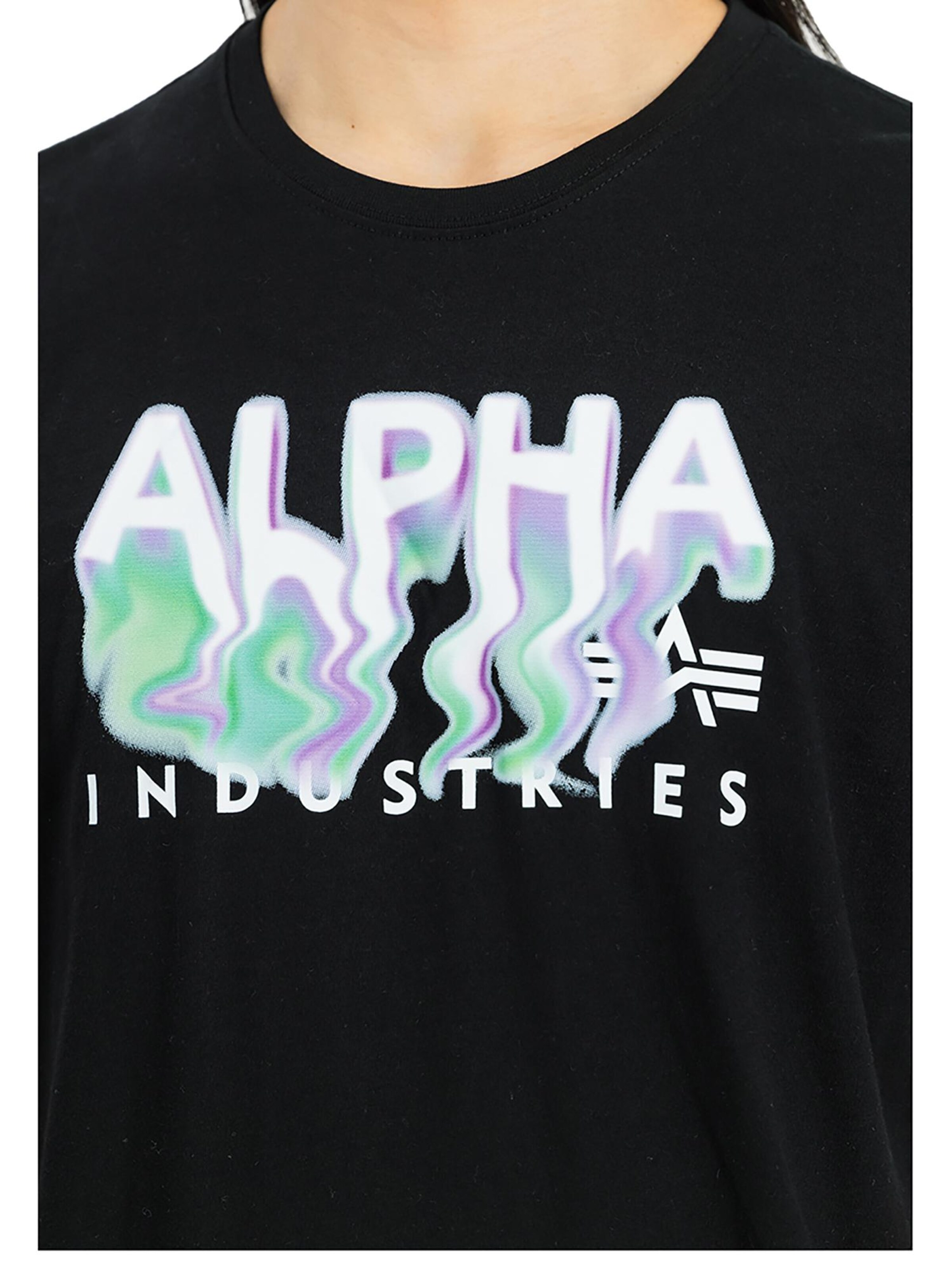 ALPHA INDUSTRIES Bluser & t-shirts 'Nebu' i sort