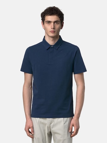 K-Way Shirt 'K-WAY VIGGO LT STRETCH JERSEY SLIM T-Shirt e Polo' in Blauw