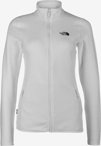 THE NORTH FACE Functionele fleece jas '100 Glacier' in Grijs: voorkant