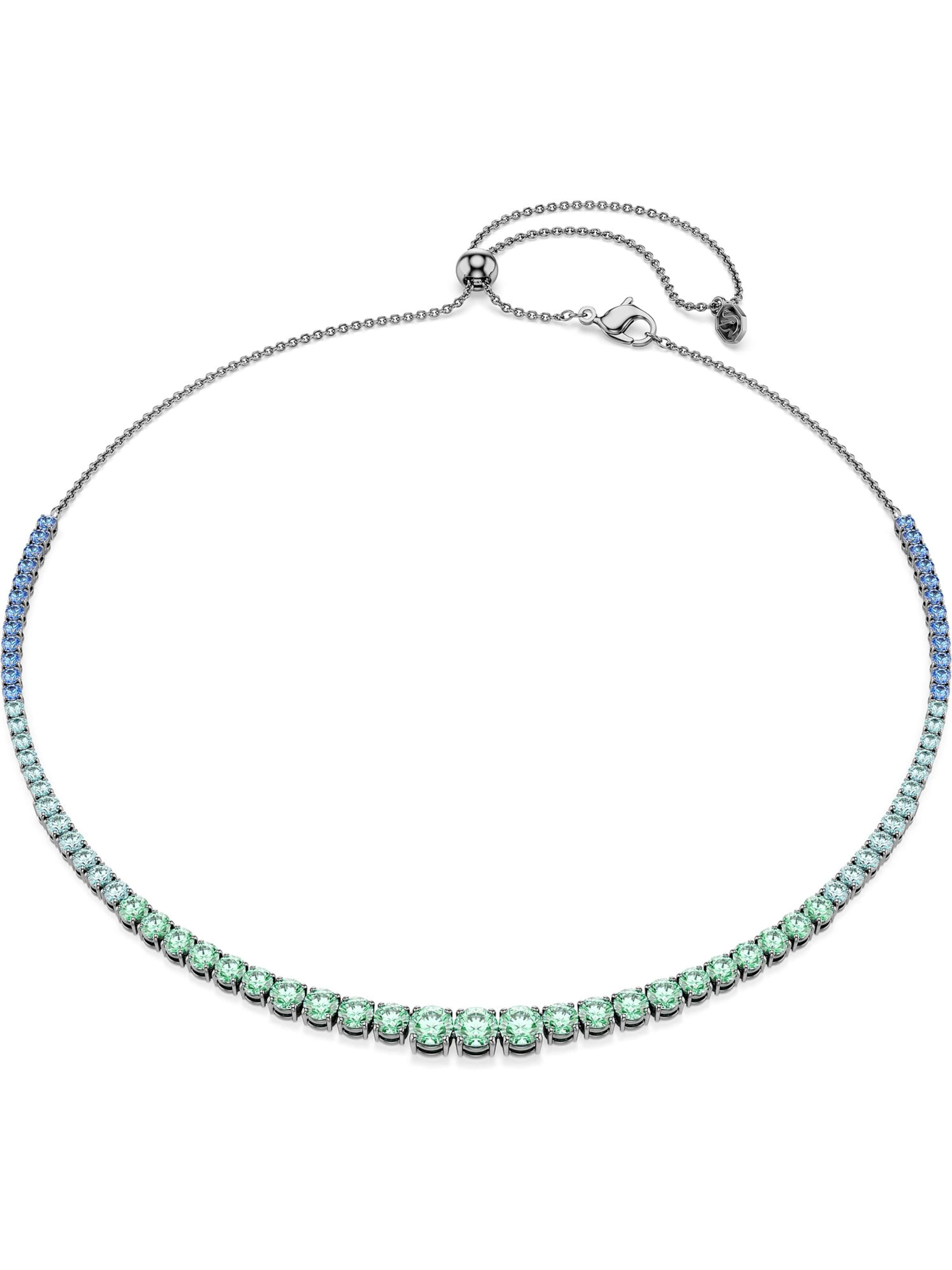 Swarovski Kette in Silber: Vorderseite