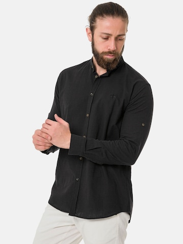 Coupe slim Chemise CIPO & BAXX en noir
