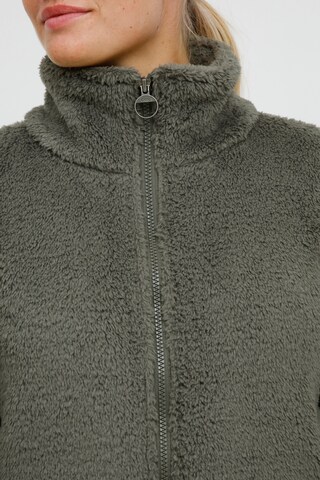 Oxmo Fleece Jacket 'Anneka' in Grey
