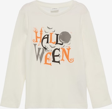 s.Oliver Shirt in Beige: voorkant