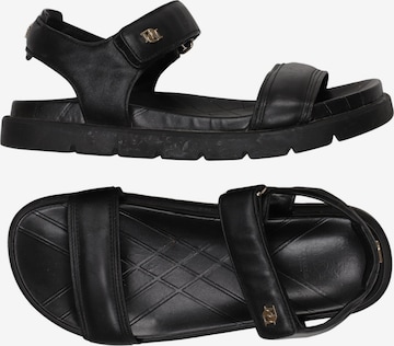 Dune LONDON Sandalen 38 in Schwarz: Vorderseite