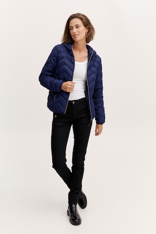 Fransa Between-Season Jacket 'PADMA' in Blue