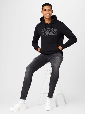 JACK & JONES - Sweatshirt em preto