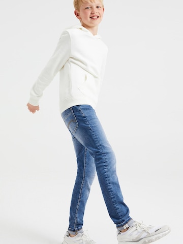 Slimfit Jeans di WE Fashion in blu