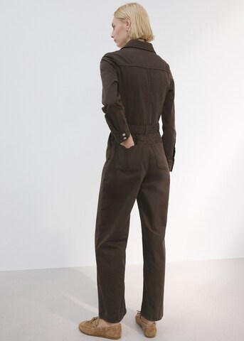 MANGO Jumpsuit 'Milly ' in Brown