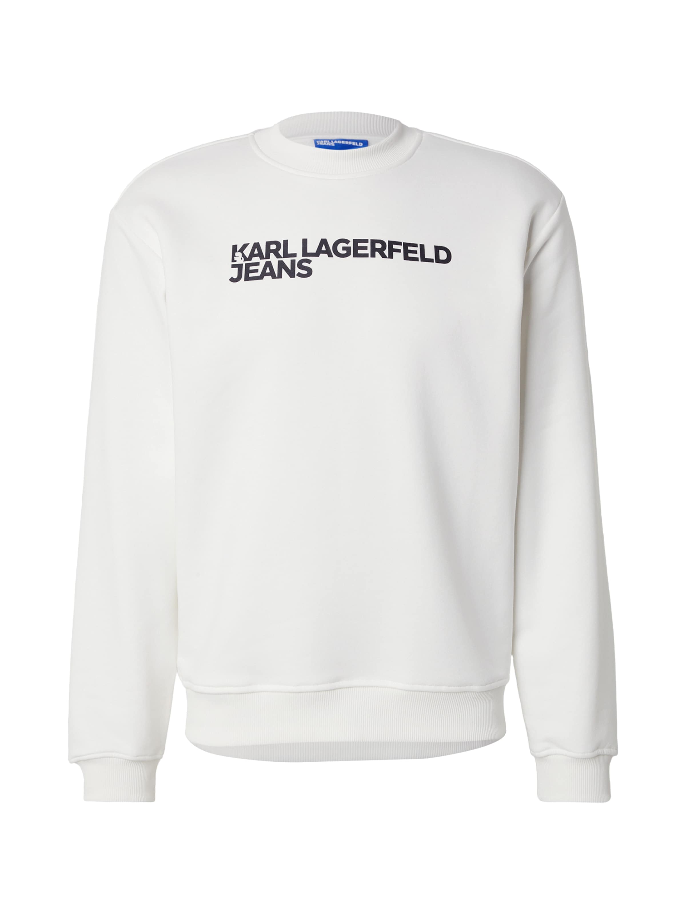 KARL LAGERFELD JEANS Sweatshirt 'ESSENTIAL' in Wit: voorkant